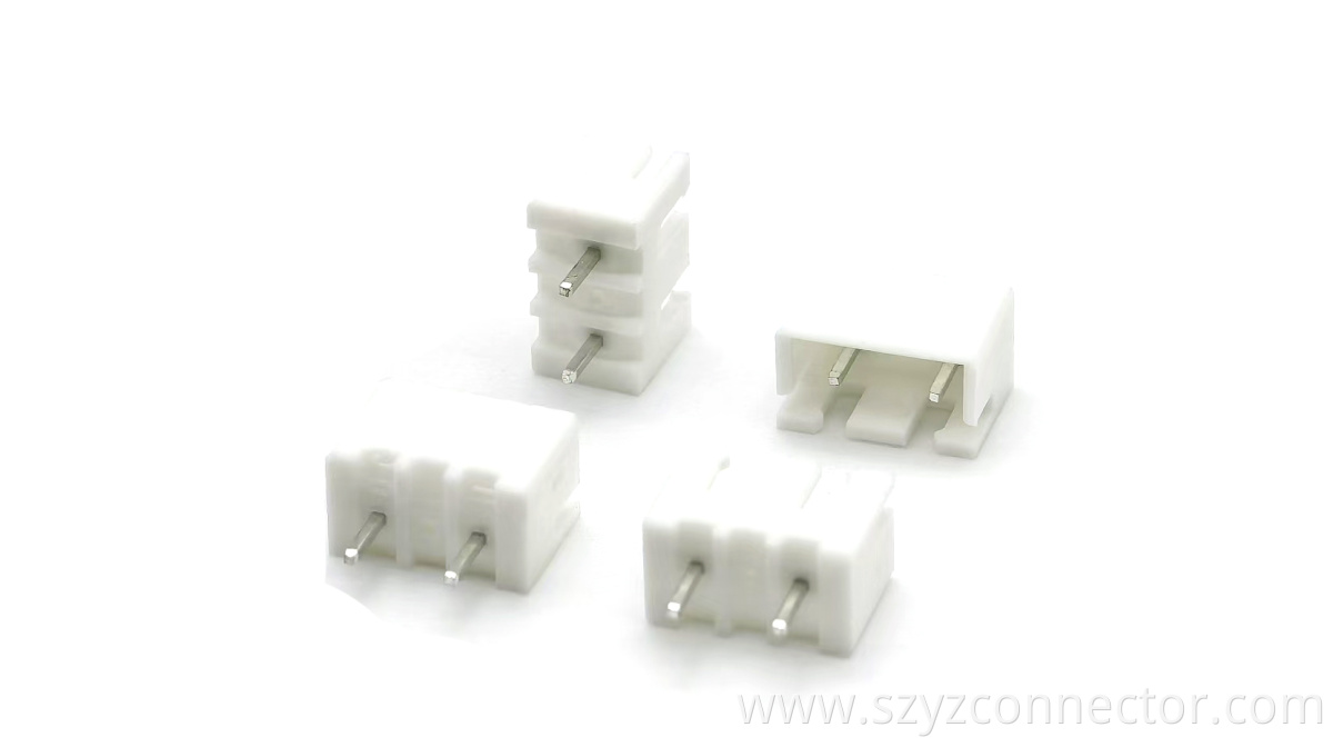 Wafer XH2.5 Connector Straight DIP NL66 White Missing Middle Pin Without Kinked Pin 3P
